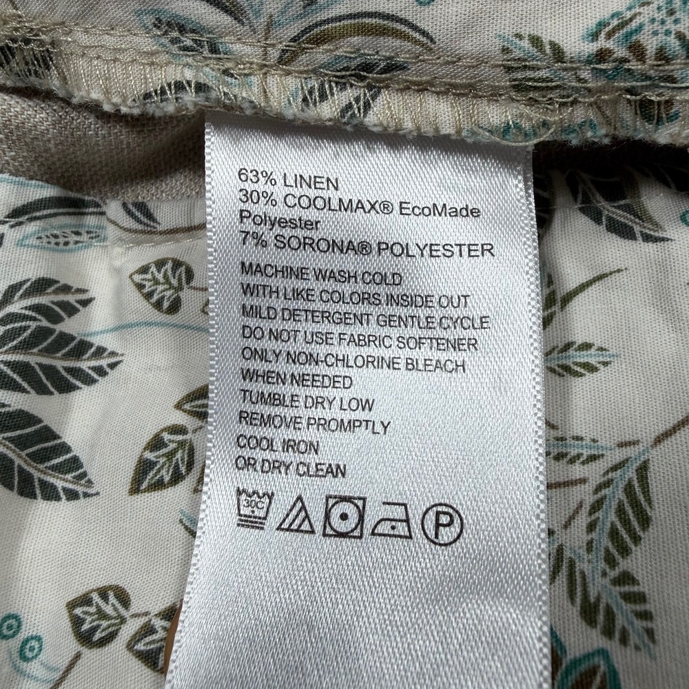 Tommy Bahama Shorts Mens 32 Latigo Beach Linen COOLMAX® 9.5" Casual Vacation - Picture 9 of 11